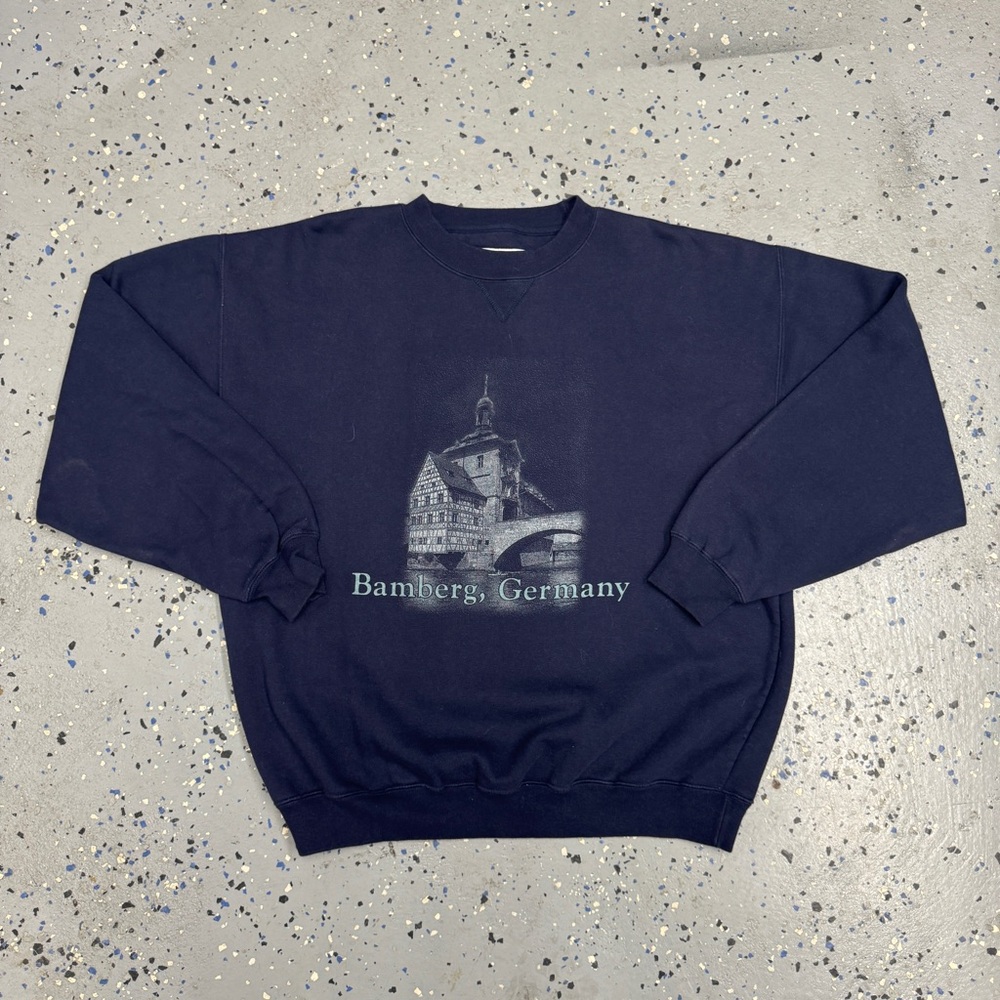 Y2K 2000s Gear For Sport Hamburg Germany Graphic Sweatshirt L